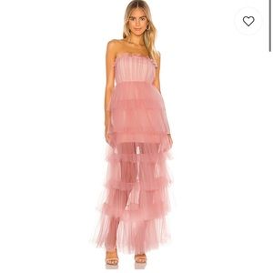 Bobbit gown in blush pink